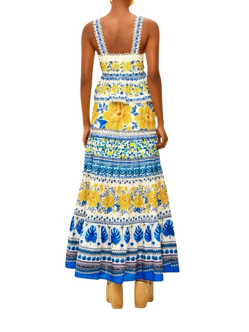 Farm Rio Zuli Floral- print Maxi Skirt - Picture 3 of 8